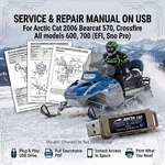 Arctic Bearcat 570 Crossfire 600 700 2006 Service Repair Shop Manual Usb. Fixed Price $23.99.