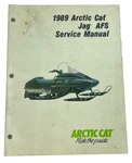 Genuine Vintage 1989 Arctic Cat Snowmobile Jag Afs Service Manual Form 2254-500. Fixed Price $28.99.