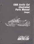 1988 Arctic Cat Cougar Illustrated Parts Manual Snowmobile 2254-448 MN2546. Fixed Price $14.95.