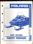 1992 Polaris 500 Sp / Sks Snowmobile Parts Manual. Fixed Price $36.99.