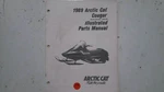 1989 Arctic Cat Snowmobile Cougar Parts Manual 2254-490 M294. Fixed Price $10.00.