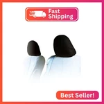 Yupbizauto Universal Headrest Covers For Cars & Trucks - Solid Black Polyester W. Fixed Price $13.97.