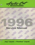 1996 Arctic Cat Snowmobile Jag Liquid, Panther Service Manual (438). Fixed Price $30.78.