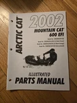 2002 Arctic Cat Mountain 600 Efi Snowmobile Illustrated Part Manual 2256-522. Fixed Price $5.00.