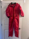Western Field Montgomery Wards Ski Snowmobile Suit Blue Sz Quilted Lined. Fixed Price $40.00.