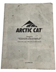 1999 Arctic Cat Snowmobile Pantera 800, Triple Touring Service Manual Supplement. Fixed Price $14.00.