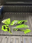 Snowmobile Lot- Arctic Cat Decals 22 8000 Hardcore Alpha One. Fixed Price $20.00.