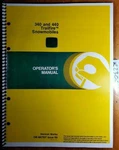 John Deere 340 440 Trailfire Snowmobile S/n 95001-120000 Owner Operator Manual. Fixed Price $17.99.