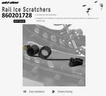 Ski-doo Oem Rail Ice Scratchers Set (carbides Tips Sold Separately)- 860201728. Fixed Price $129.99.
