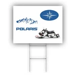 Polaris Snowmobile Dealership Sale Service Gas Oil Lawn Coroplast Yard Sign. Fixed Price $15.99.