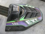 1996 Arctic Cat Ext 580 Sled Snowmobile Black Hood Purple Green Decals. Fixed Price $130.84.