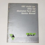 Arctic Cat Kitty Illustrated Parts & Service Manual 1987 P/n 2254-350. Fixed Price $14.94.