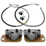 Front Brake Calipers &hose Lines For Polaris Scrambler 400 500 2X4 1998-2000. Fixed Price $53.99.