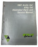 1987 Arctic Cat Kitty Snowmobile Parts And Service Manual Form No. 2254-350. Fixed Price $17.99.