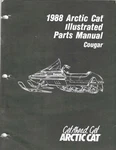 1988 Arctic Cat Snowmobile Cougar Parts Manual 2254-448 (314). Fixed Price $20.98.