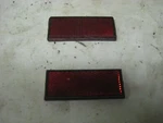 Vintage Snowmobile 77 Scorpion Lil Whip 290 Pair Of Red Rear Tunnel Reflectors. Fixed Price $12.99.