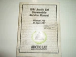 1991 Arctic Wildcat 700 El Tigre Ext Service Repair Shop Manual P/n 2254-646. Fixed Price $38.88.