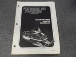 Factory Shop Arctic Cat Illustrated Parts Manual 1979 Panther 0185-125. Fixed Price $19.99.