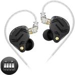 Kz ZS12 Pro X Hybrid Iem Headphones - 1DD+5BA Gaming Earbuds, Tunable Black. Fixed Price $99.99.