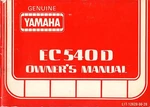 1980 Yamaha EC540D LIT-12628-00-28 Snowmobile Owners Manual (307). Fixed Price $27.98.