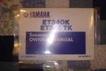 Yamaha ET340K ET340TK Snowmobile Owner's Manual. Fixed Price $24.99.