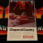 71 Chaparral Snowmobile Poster Vintage Sled ((chap Country)). Fixed Price $21.88.