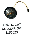 Arctic Cat Snowmobile Cougar 500 F/c Speedometer Assy 0620-003. Fixed Price $75.65.