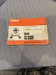 Vintage Yamaha Snowmobile SL338F Owner Manual. Fixed Price $19.99.