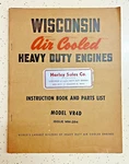 Wisconsin Air Cooled Heavy Duty Engines Manual Model TR-10D Instruction & Parts. Fixed Price $19.00.
