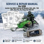 Arctic F5 F6 F7 Firecat 500 600 700 2006 Service Repair Shop Manual Usb. Fixed Price $23.99.