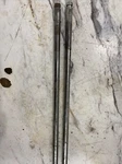 (2) 1974 1975 Vintage Snowmobile John Deere Rear Suspension Pivot Shafts Good. Fixed Price $44.50.