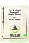 Arctic Cat 1991 Jag Afs, Lynx & Panther Service Manual 2254-644 Artic. Fixed Price $23.75.