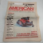 American Snowmobiler Magazine December 1992 News Kirk Hibbert Racing. Fixed Price $14.95.