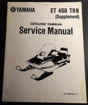 1988 Yamaha Et 400 Trn Supplement Service Manual LIT-12618-01-11 (921). Fixed Price $19.79.