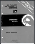 1982 John Deere 340 Trailfire, Lx Snowmobile Owner Service Manual 48 P. Fixed Price $19.95.