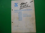 Sachs 1001/1251/MODELS Factory Repair Instructions Manual 336.8E/4. Fixed Price $69.99.
