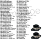 2-CARB Flange Intake Boots For Arctic Bearcat 340 440 570 & Listed. Fixed Price $108.34.