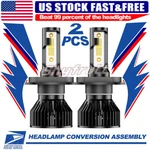 Shyfrult H4 Led Headlight Bulb Conversion Kit High Low Beam Lamp 6000K White. Fixed Price $21.88.