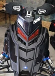 Red Tint Headlight Covers By 213 Parts Fits Arctic Cat, Ski-doo, Polaris, Yamaha. Fixed Price $60.00.