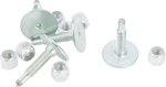Woodys GMP-1325-48 Grand Master Silver Studs 1.325" 48/PK. Fixed Price $188.91.