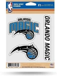 Orlando Magic Triple Sticker Decal Sheet 3-PIECE Die Cut. Fixed Price $8.95.