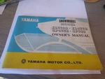 Vintage Yamaha Snowmobile Owners Manual SL292C GP338D EL433B GP433B. Fixed Price $24.00.