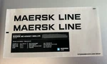 Lego 10241 Sticker Sheet Maersk Line Triple-e New. Fixed Price $19.99.