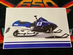 98/99 Yamaha Sxr R&d #5 Sno-cross Race Snowmobile Poster Vintage Sled Srx. Fixed Price $21.88.