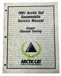 1991 Arctic Cat Cougar Cheetah Touring Snowmobile Service Manual Number 2254-645. Fixed Price $27.99.