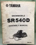 Genuine Yamaha LIT-12668-00-31 Snowmobile SR540D Assembly Manual 1979. Fixed Price $19.94.