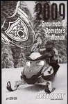 2009 Arctic Cat Snowmobile Operator's Owners Manual P/n 2258-236 (844). Fixed Price $32.99.