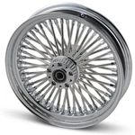 Drag Specialties Fat Daddy Chrome Spoke Radially Laced Rear Wheel 0203-0250. Fixed Price $699.99.