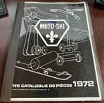 1972 Moto-ski Grand Prix, Cadet, MS-18 Illustrated Parts Manual Copy 60+ Pages. Fixed Price $34.99.