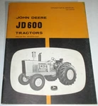 John Deere Jd 600 Tractor (s/n 91000 & Up) Operators Manual OM-R39670 Original!. Fixed Price $42.49.